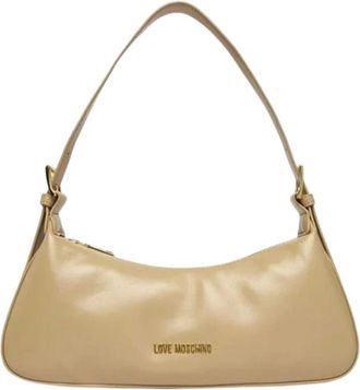 Love Moschino Borsa laminato - Dames - Schoudertassen - Geel - ONE Size - Tassen