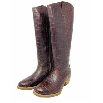Eric Michael Womens Brianna Over The Knee Boot In Cognac