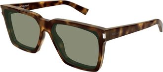 Saint Laurent SL 610 Zonnebril - unisex - Zonnebrillen - Bruin - 59 MM - Nylon - Accessoires