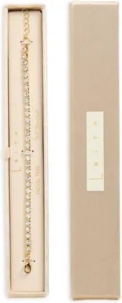 Leith Gradient CZ Tennis Bracelet in Clear- Gold at Nordstrom Rack