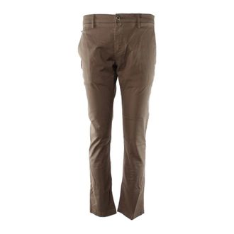 Jacob Cohen Heren, Broeken, Bruin, Maat: W33 Katoen