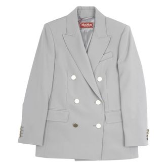 Max Mara Edicola Blazer - female - Max Mara - Blazers - Gray - S - Jackets