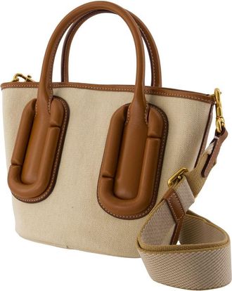 Marc Jacobs Womens The Small Tote Shoulder Bag - Marc Jacobs Cotton Beige Crossbodies