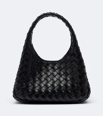 Bottega Veneta Campana Intrecciato Mini leather top-handle bag