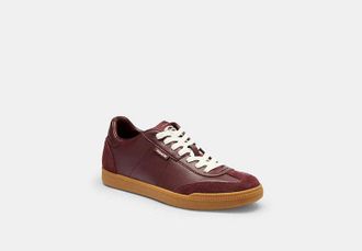Coach Womens Brady Sneaker in Red, Size 8.5