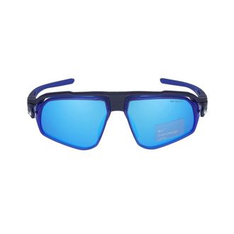 Nike Sunglasses, male, Blue, 59 MM, Matte Navy/Blue Mirror Sunglasses