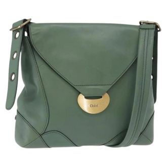 Chlo&eacute; Pre-owned Cross Body Bags, female, Green, Size: ONE SIZE Pre-owned Shoulder Bag