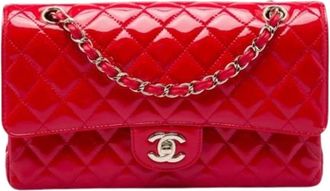 Chanel Pre-owned Vintage Double Flap Shoulder Bag - Dames - Vintage Schoudertas - Rood - ONE Size - Vintage