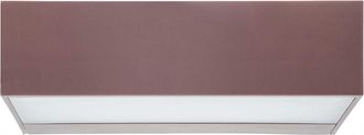 Forlight Forlight - Ara Aplique Exterior Rectangular Marr&oacute;n Con Led Blanco C&aacute;lido 3000k