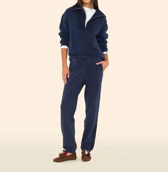 Xirena Hemming Sweatpant In Navy