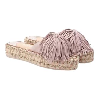 J/Slides Womens Ruby Sandal In Pink Nubuck