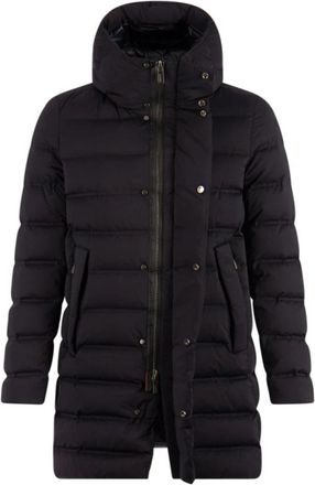 Roberto Ricci Design Down Jacket - Heren - Gewatteerde jassen - Zwart - XL - Leer - Jassen