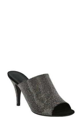 Ferragamo Janine Crystal Heel Sandal in Black at Nordstrom Rack, Size 6.5