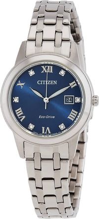 Citizen Quartz Diamond Blue Dial Ladies Watch FE1240-57L