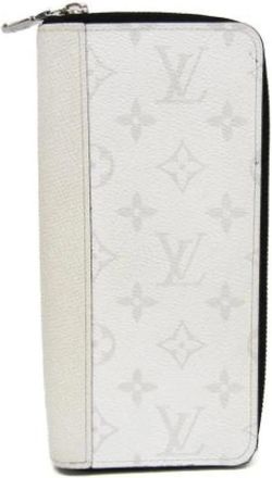 Louis Vuitton Pre-owned Wallets, male, White, Size: ONE SIZE Pre-owned Zippy Wallet Vertical M30446