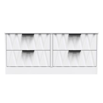 Welcome Furniture Calgary Ready Assembled 4 Drawer Bed Box in White Matt - Welcome Furniture | TJ Hughes
