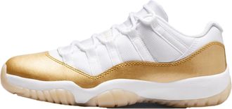 Nike Air Jordan 11 Retro Low White / Metallic Gold - Team Gold AH7860-102 Womens