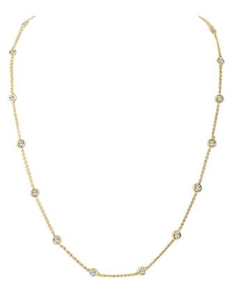 Sabrina Designs 14K Sabrina Designs Diamonds By The Yard 14K 1.20 Ct. Tw. Diamond Necklace