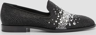 Giuseppe Zanotti Mens Flavio 20 Swarovski Crystal Loafers