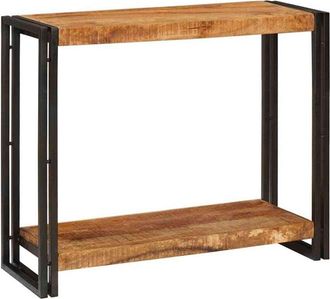 vidaXL Mesa Consola 90 X 33 X 75 Cm Madera Maciza De Mango Rugosa Vidaxl