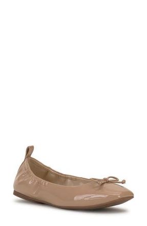 Vince Camuto Velyna Ballet Flat in Buff Patent at Nordstrom Rack, Size 8.5