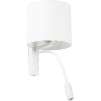 Faro Barcelona Faro Tira - Lampada da parete bianca E27 con luce di lettura 3W 3000K