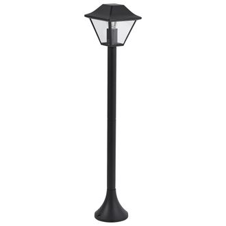 Beliani Beliani - L&aacute;mpara De Bolardo De Jard&iacute;n Moderno Farola Para Sendero 94 Cm Aluminio Negro Gosaba