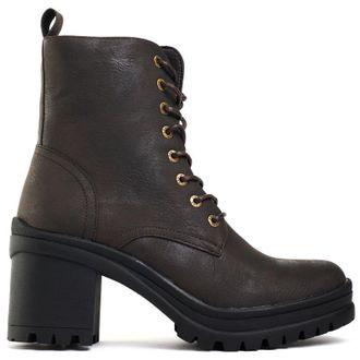 V.Gan Womens Vegan Guava Lace Up Boots - Brown - Size UK 7