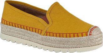Love Rio Womens Debra Espadrille Sneakers In Yellow