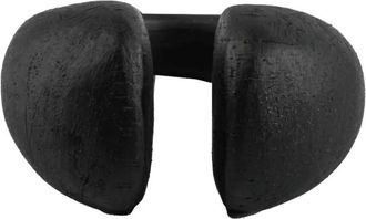 Parts Of Four Anello Giant Druid in legno - Nero