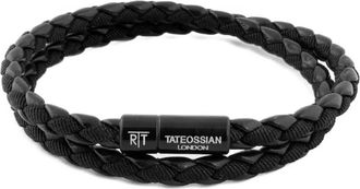 Tateossian Bracciale intrecciato Chelsea - Nero