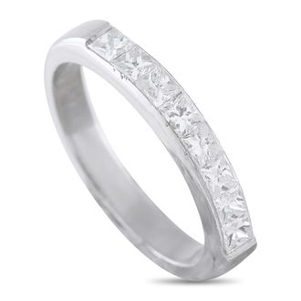 Luxury Bazaar Platinum 0.88ct Diamond Ring MF03-082526