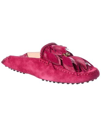 Tod's Tods Feather Suede Loafer