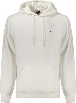 Tommy Hilfiger Mens Classic Hoodie Drawstring Cotton - Ivory - Size X-Large