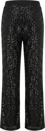 Emma & Gaia Broeken, Dames, Zwart, M, Pailletten, Sequin Broeken