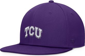 Top of the World Mens Top of the World Purple TCU Horned Frogs Fundamental Snapback Hat at Nordstrom