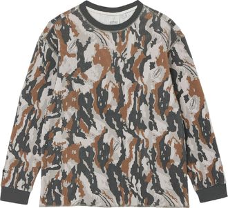 Gramicci Mens Waffle Crew Brown XL