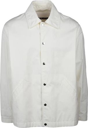 Jil Sander Cotton Poplin Jacket - White