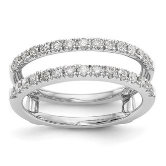 Diamond2Deal 14k Gold Lab Grown Diamond Wedding Band Ring 1/2Ct Clarity- VS Color- D-E