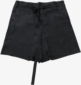 Ann Demeulemeester Zwarte Lounge Shorts - Dames - Bermuda - Zwart - XS - Korte Broeken