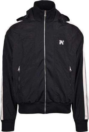 Palm Angels Monogram Nylon Coat - Black