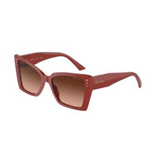 Jimmy Choo London Sunglasses, unisex, Red, 54 MM, Authentic Glasses with Top-Notch Service
