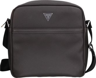 Guess Certosa Crossbody Bag - Heren - Schoudertassen - Grijs - ONE Size - Leer - Tassen