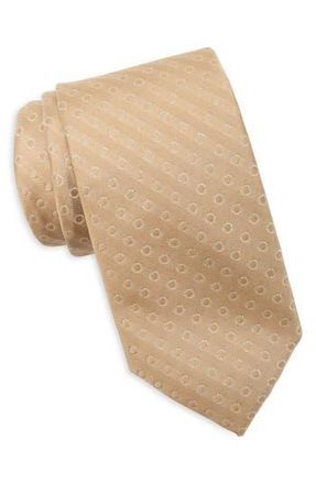 Nordstrom Rack Hampton Dot Jacquard Tie in Gold at Nordstrom Rack