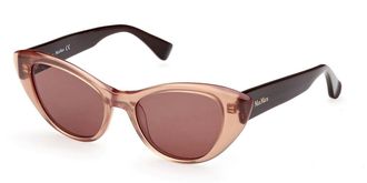 Max Mara MM0039 59F Womens Sunglasses Brown Size 51