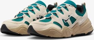 Nike Mens Nike Tech Hera FJ9532-110 Sneaker Light Orewood Brown Teal Lifestyle Shoes