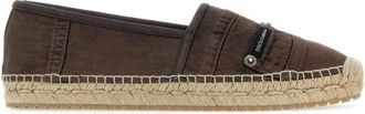 Dolce & Gabbana Stijlvolle Espadrilles - Heren - Espadrilles - Bruin - 39 EU - Katoen - Schoenen