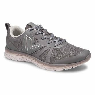 Vionic Womens Miles Active Sneaker In Gray Mesh