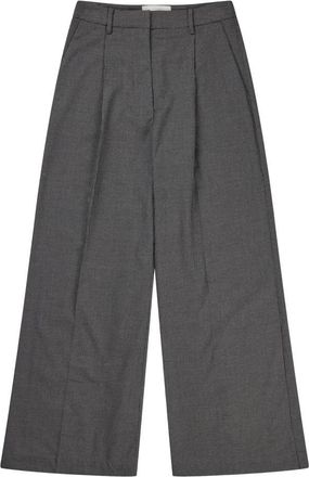 Munthe Lupon Broeken - Dames - Wijde Broeken - Grijs - XS - Polyester - Broeken
