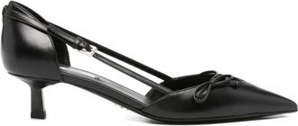 Prada Pumps met Hak - Dames - Schoenen - Zwart - Maat: 38 EU